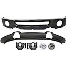 6-Piece Kit Front Bumper, 4WD, New Body Style, Production Date From August 9, 2005, Paint to Match,  Includes (1) Bumper, (2) Fog Light, (2) Fog Light Bracket, and (1) Valance