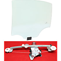 Rear, Driver Side Door Glass Kit, Replaces NAGS No. DD09184 GTYN