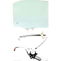 Rear, Passenger Side Door Glass Kit, Replaces NAGS No. FD21064 GTYN