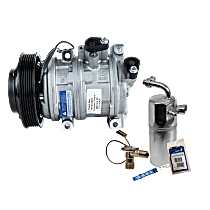 A/C Compressor Kit with A/C Service Kit (A/C Expansion Valve, A/C O-Ring and Gasket Seal Kit, and Drier Desiccant Element)