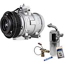 2-Piece Kit A/C Compressor Kit, includes A/C Service Kit (A/C Expansion Valve, A/C O-Ring and Gasket Seal Kit, and Drier Desiccant Element)