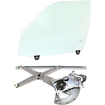 Front, Driver Side Door Glass Kit, Replaces NAGS No. DD10383 GTYN