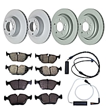 KIT-070224-470 Front and Rear Brake Disc and Pad Kit,  Genuine BMW