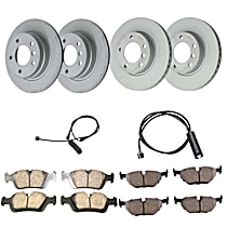 KIT-070224-594 Front and Rear Brake Disc and Pad Kit,  Genuine BMW