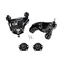 4-Piece Kit Front, Driver and Passenger Side, Upper Control Arm, includes Ball Joints