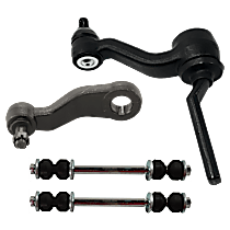 4-Piece Kit Idler Arm, Heavy Duty Design  Includes (1) Idler Arm, (1) Pitman Arm, and (2) Sway Bar Link