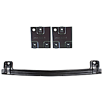3-Piece Kit Front, Driver and Passenger Side Bumper Reinforcement, Steel, Includes (2) Bumper Bracket and (1) Bumper Reinforcement