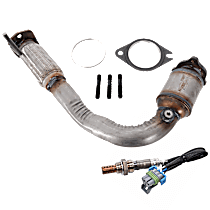 2-Piece Kit After Catalytic Converter Catalytic Converter, 2.4L 4Cyl, Federal EPA Standard, 46-State Legal (Cannot ship to CA, CO, NY or ME), Direct Fit, Naturally Aspirated,  Includes (1) Catalytic Converter and (1) Oxygen Sensor