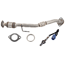 2-Piece Kit After Secondary Catalytic Converter Catalytic Converter, Federal EPA Standard, 46-State Legal (Cannot ship to CA, CO, NY or ME), includes (1) Catalytic Converter and (1) Oxygen Sensor