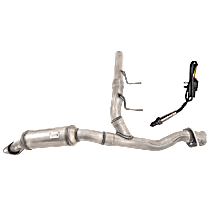 2-Piece Kit Before Catalytic Converter Catalytic Converter, 5.4L 8Cyl, Federal EPA Standard, 46-State Legal (Cannot ship to CA, CO, NY or ME), Undercar, Naturally Aspirated,  Includes (1) Catalytic Converter and (1) Oxygen Sensor