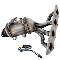 2-Piece Kit Front Catalytic Converter, 1.6L 4Cyl, Federal EPA Standard, 46-State Legal (Cannot ship to CA, CO, NY or ME), Manifold Converter,  Includes (1) Catalytic Converter and (1) Oxygen Sensor