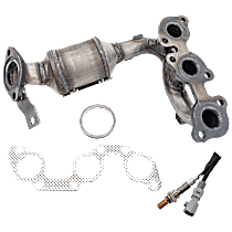 2-Piece Kit After Catalytic Converter Catalytic Converter, 3.3L 6Cyl, Federal EPA Standard, 46-State Legal (Cannot ship to CA, CO, NY or ME),  Manifold Converter - Radiator Side, Naturally Aspirated, FWD