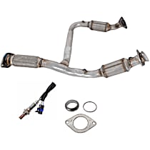 2-Piece Kit After Catalytic Converter Catalytic Converter, 5.3L 8Cyl, Federal EPA Standard, 46-State Legal (Cannot ship to CA, CO, NY or ME), With California Emission, Naturally Aspirated,  Includes (1) Catalytic Converter and (1) Oxygen Sen