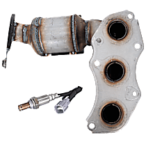 2-Piece Kit Catalytic Converter, 3.5L 6Cyl, Federal EPA Standard, 46-State Legal (Cannot ship to CA, CO, NY or ME), Naturally Aspirated,  Includes (1) Catalytic Converter and (1) Oxygen Sensor