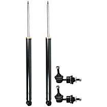 4-Piece Kit Rear, Driver and Passenger Side Suspension with Shock Absorber and Sway Bar Link