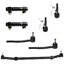 7-Piece Kit Front Suspension Kit, with Center Link, Tie Rod Adjusting Sleeve, and Tie Rod End