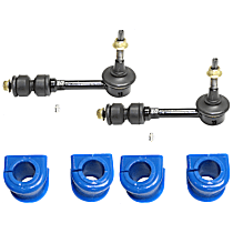 4-Piece Kit Front Suspension Kit, Four Wheel Drive,  Includes (2) Sway Bar Bushing and (2) Sway Bar Link