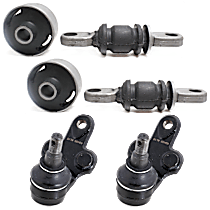4-Piece Kit Front Suspension Kit,  Includes (2) Ball Joint and (2) Control Arm Bushing