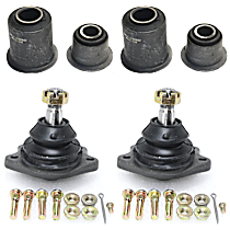 6-Piece Kit Front, Upper Suspension Kit, includes (2) Ball Joint and (2) Control Arm Bushing