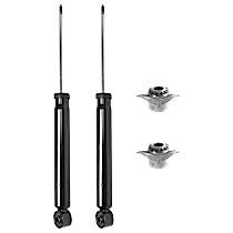 4-Piece Kit Rear, Driver and Passenger Side Suspension with Shock Absorber and Shock and Strut Mount