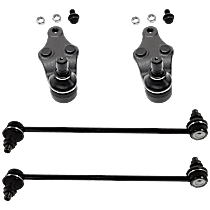 4-Piece Kit Front Suspension Kit, Includes (2) Ball Joint and (2) Sway Bar Link