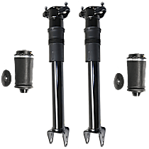 4-Piece Kit Rear, Driver and Passenger Side Suspension with Air Spring and Shock absorber