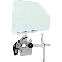 Front, Passenger Side Door Glass Kit, Replaces NAGS No. DD08422 GTYN