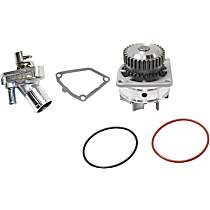 2-Piece Kit Water Pump, Engine Designation: VQ40DE, 180 Degree, OE Temperature, New, 4.0L 6Cyl,  Includes (1) Thermostat Housing and (1) Water Pump