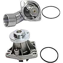2-Piece Kit Water Pump Kit, With Gasket, includes Thermostat Housing