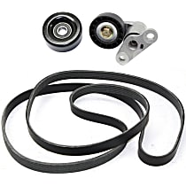 Accessory Belt Tensioner Kit, includes Accessory Belt Idler Pulley and Drive Belt