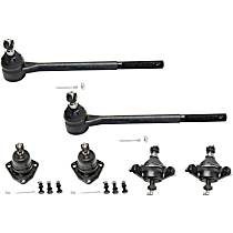 6-Piece Kit Front, Driver and Passenger Side Suspension, includes Ball Joint and Tie Rod End