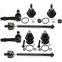 8-Piece Kit Front, Driver and Passenger Side Suspension, includes Ball Joint and Tie Rod End