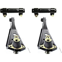 4-Piece Kit Front, Driver and Passenger Side, Lower Control Arm Kit, Includes (2) Control Arm and (2) Tie Rod Adjusting Sleeve