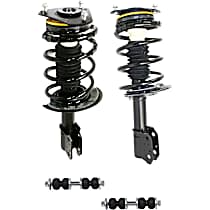 4-Piece Kit Front, Driver and Passenger Side Suspension with Loaded Strut and Sway Bar Link