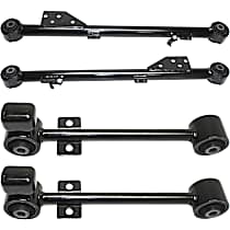 6-Piece Kit Rear, Driver and Passenger Side Suspension, includes Sway Bar Link and Trailing Arm
