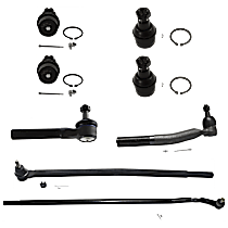 8-Piece Kit Suspension Kit,  Includes (4) Ball Joint and (4) Tie Rod End