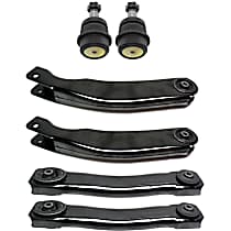 6-Piece Kit Front, Driver and Passenger Side, Upper and Lower Control Arm Kit, Four Wheel Drive,  Includes (2) Ball Joint and (4) Control Arm
