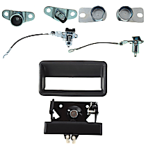 8-Piece Kit Tailgate Latch, Includes (2) Tailgate Handle, (4) Tailgate Hinge, and (2) Tailgate Latch