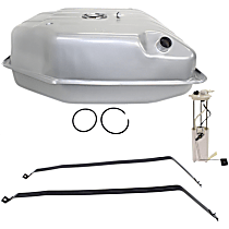 4-Piece Kit Fuel Tank, 29-3/4 x 33-1/2 x 13-1/8, Lock Ring Kit Included, 42 gallons / 159 liters, GAS, includes (1) Fuel Pump, (1) Fuel Tank, and (1) Fuel Tank Strap