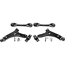 4-Piece Kit Front, Driver and Passenger Side, Lower Control Arms, Includes (2) Control Arm and (2) Lateral Link