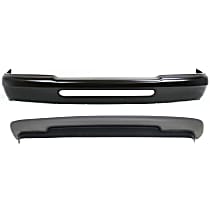 2-Piece Kit Front Bumper, Painted Black, Includes (1) Bumper and (1) Valance