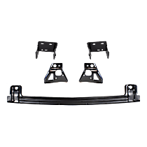 5-Piece Kit Front Bumper Reinforcement, Steel, Includes (4) Bumper Bracket and (1) Bumper Reinforcement