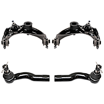 4-Piece Kit Control Arm,  Includes (2) Control Arm and (2) Tie Rod End - 