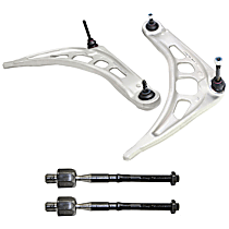 4-Piece Kit Control Arm, RWD,  Includes (2) Control Arm and (2) Tie Rod End - 