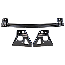 3-Piece Kit Front Bumper Reinforcement, Steel, Includes (2) Bumper Bracket and (1) Bumper Reinforcement