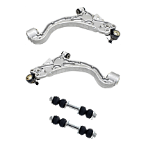4-Piece Kit Control Arm, Front Wheel Drive,  Includes (2) Control Arm and (2) Sway Bar Link - 