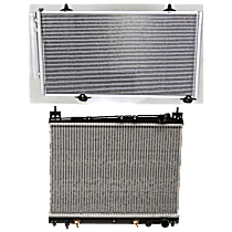 2-Piece Kit Radiator, Automatic Transaxle, 1.5L 4Cyl,  Includes (1) A/C Condenser and (1) Radiator