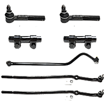7-Piece Kit Front Suspension Kit, Includes (2) Tie Rod Adjusting Sleeve, (4) Tie Rod End, and (1) Track Bar