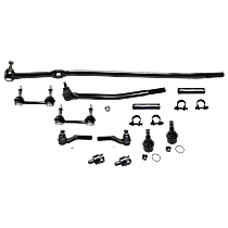 12-Piece Kit Front Suspension with Ball Joints, Sway Bar Links, Tie Rod Adjusting Sleeves, and Tie Rod Ends
