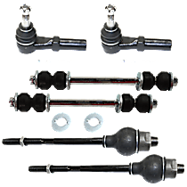 6-Piece Kit Suspension Kit,  Includes (2) Sway Bar Link and (4) Tie Rod End